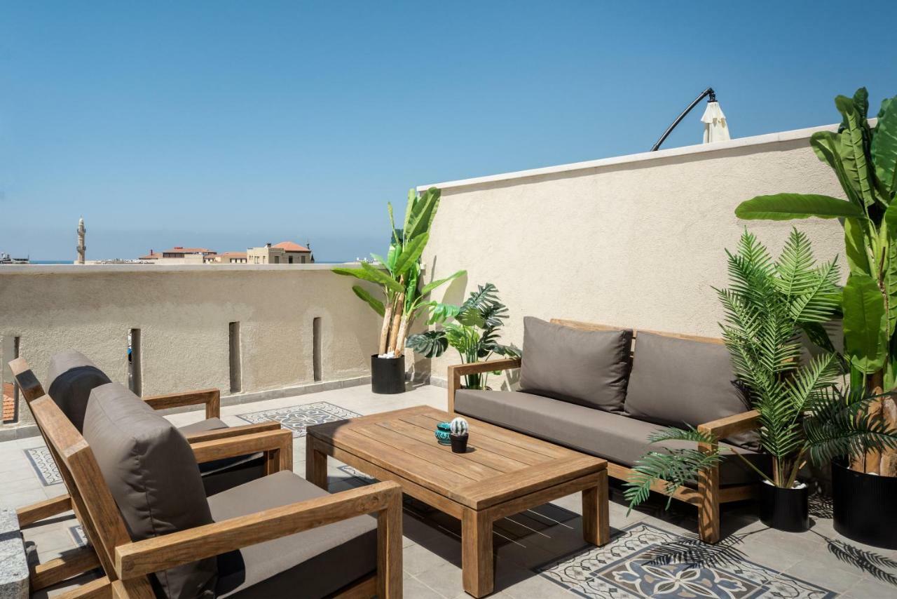 Duplex With Sea View Terrace Above The Flea Market Tel Aviv Exterior photo