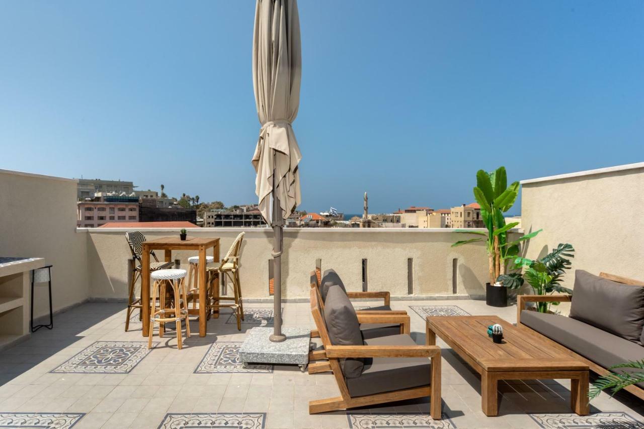 Duplex With Sea View Terrace Above The Flea Market Tel Aviv Exterior photo